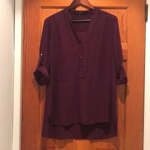 Express Purple Portofino Shirt